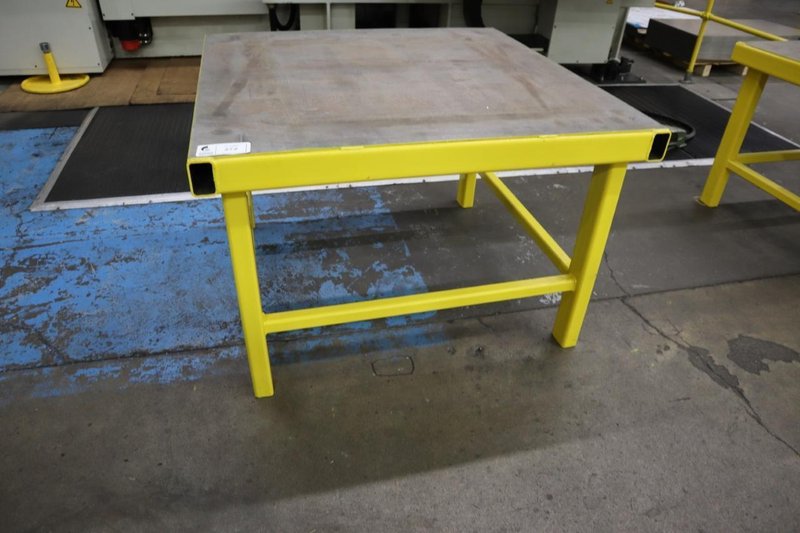 Steel Table Heavy Duty 42"x42"x28"- Auction Item