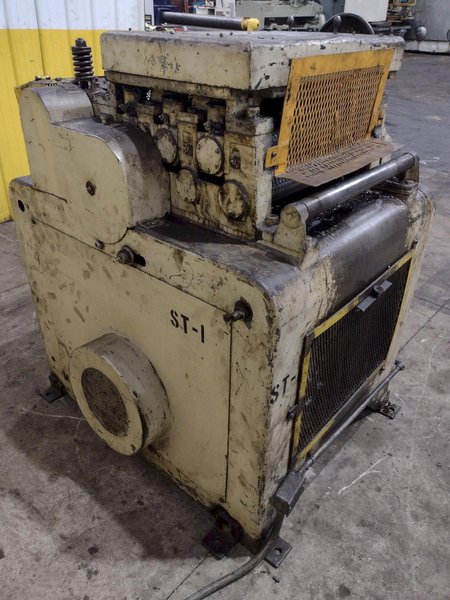 12" X .093" LITTELL MODEL #418-7PDL 7 ROLL MOTORIZED COIL STRIP STRAIGHTENER: YOBRO 24942