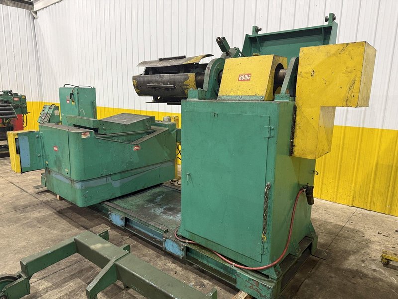 10,000 LBS X 24" X .105" ROWE ENTRY SERVO FEED LINE, COIL CAR, REEL, STRAIGHTENER, INDRAMAT SERVO FEED: YOBRO #24518