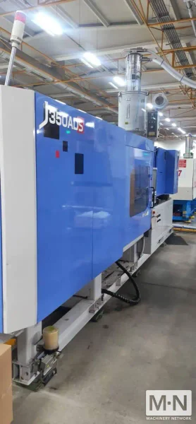 385 TON 28.5 OZ JSW MODEL J350-ADS-890/HS10 INJECTION MOLDING MACHINE MFG 2016/2015
