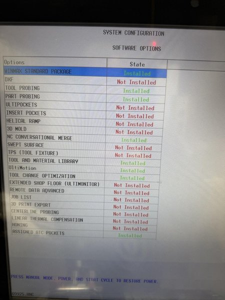 Hurco VMX30Di VMC, 2019 – H-200 4th Axis Rotary, Renishaw Tool Setter, Thru Spindle Coolant