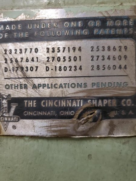 50 Ton x 8′ Cincinnati Press Brake – Tooling Pictured Included