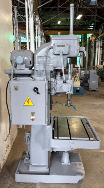 21&quot; Cincinnati-Bickford Single Spindle Drill, 2000 RPM, 4 M.T., Coolant, 3 HP, Clean