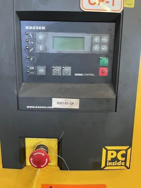 25hp KAESER MODEL  SFC 18 T VSD ROTARY SCREW AIR COMPRESSOR