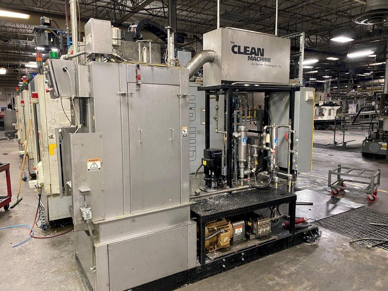 2017 SYSTEM TECHNOLOGIES MODEL #CMI-123-480 HIGH-PRESSURE STAINLESS STEEL PARTS WASHER: STOCK #15315