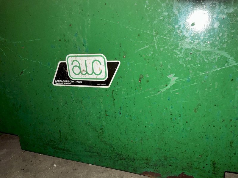 9,000 LB X 72" AWC ACCRA WIRE CONTROLS MODEL #F-400 HORIZONTAL PALLET TYPE COIL REEL UNCOILER: YOBRO #24941