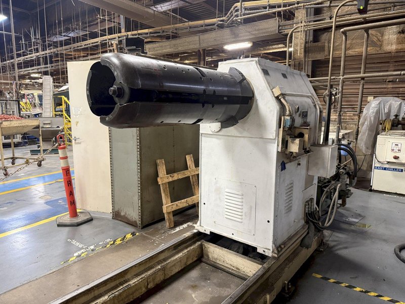 20,000 LBS X 36" LITTELL MODEL #200-36 COIL REEL UNCOILER &amp; CAR: YOBRO #26034