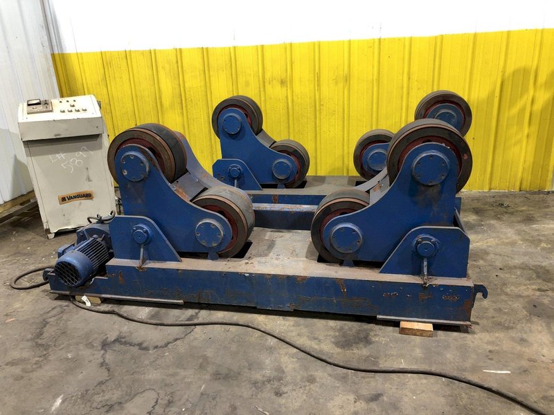 20 TON VANGUARD MODEL HGZ-20 MISSOURI MULE SELF-CENTERING POWERED TANK TURNING ROLLS: STOCK #17995