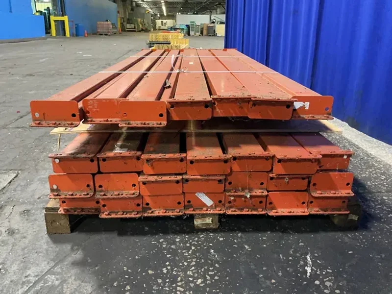 96" X 5" PALLET RACKING BEAMS  -  TEARDROP