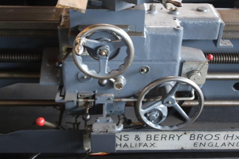 27"/45" X 138" BINNS &amp; BERRY ENGINE LATHE. STOCK # 0680624