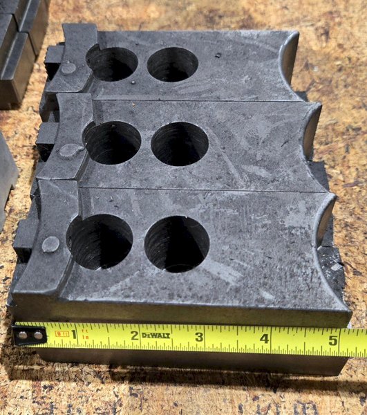 BUNDLE of Hardened Steel Jaws &amp; Soft Jaws SET USED