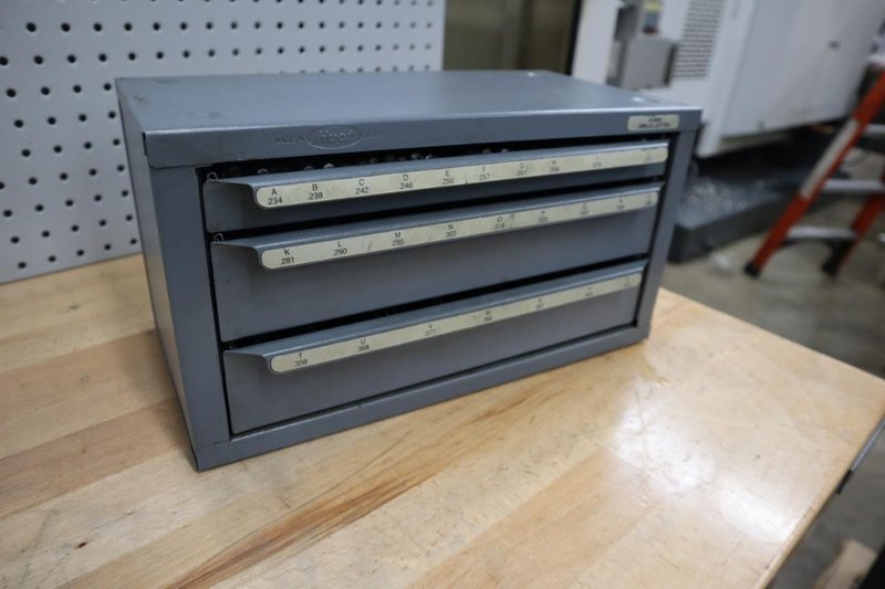 Huot Letter Drill Index 3 Drawer with Contentw- Auction Item