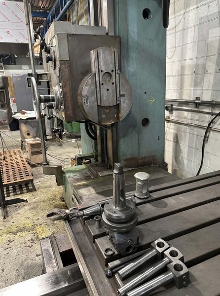 3.5" TOS MODEL #W9 ROTARY TABLE HORIZONTAL BORING MILL 1980 : YOBRO 25160