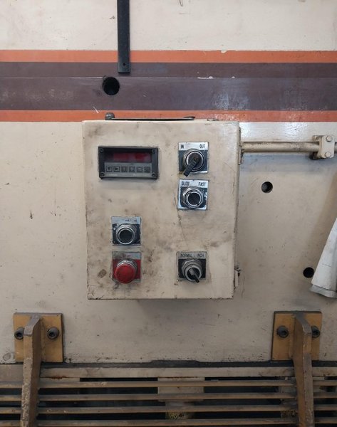 1/4” X 10’ Standard AS250-10 Hydraulic Shear, 1993