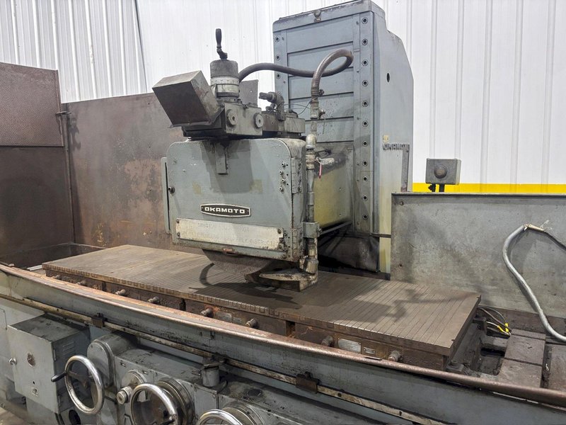20" X 80" OKAMOTO MODEL #PSG 205 3 AXIS HORIZONTAL PRECISION SURFACE GRINDER: YOBRO #24516