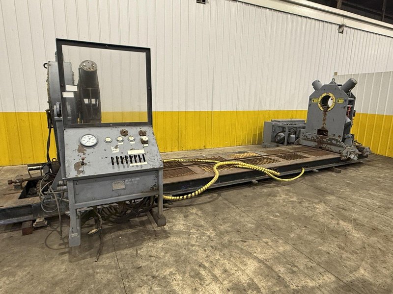 12" GOTCO MODEL #FT-80-2145 PIPE BUCKING "MAKE &amp; BREAK" TORQUE PIPE MACHINE: YOBRO #24411