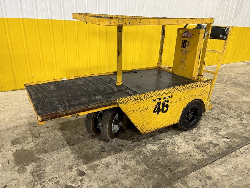 36V PACK MULE MODEL #SC-775-6SA ELECTRIC MATERIAL HANDLING CHASER CART: STOCK #21677