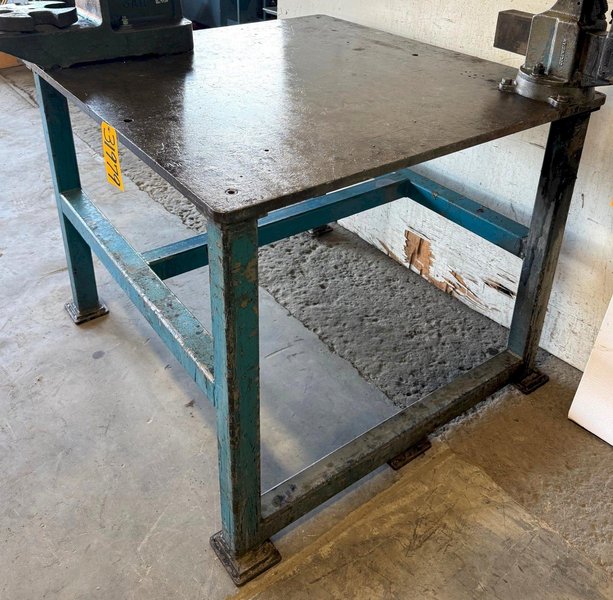 48&quot; x 52&quot; Steel Welding Table, 1&quot; Thick Top, 40&quot;H