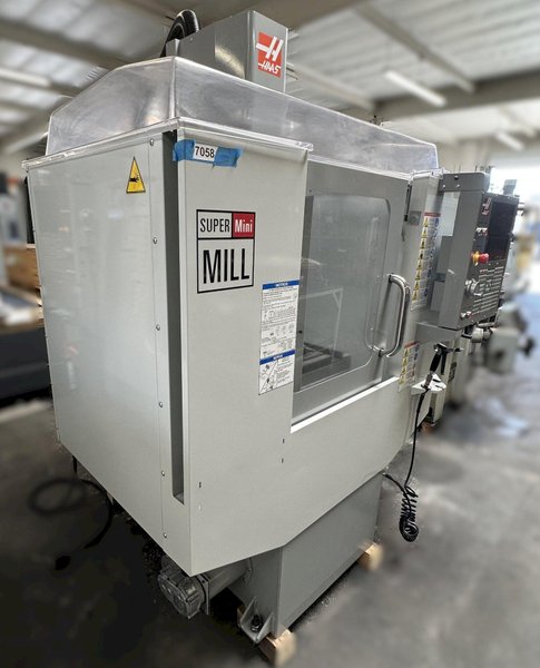 HAAS Super Mini Mill 2008 Probe Tool Pre-setter Chip Auger Low Hours, Top Cover