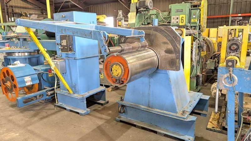 24" x 5.00" x 10,000# Ruesch Slitting Line (14701)