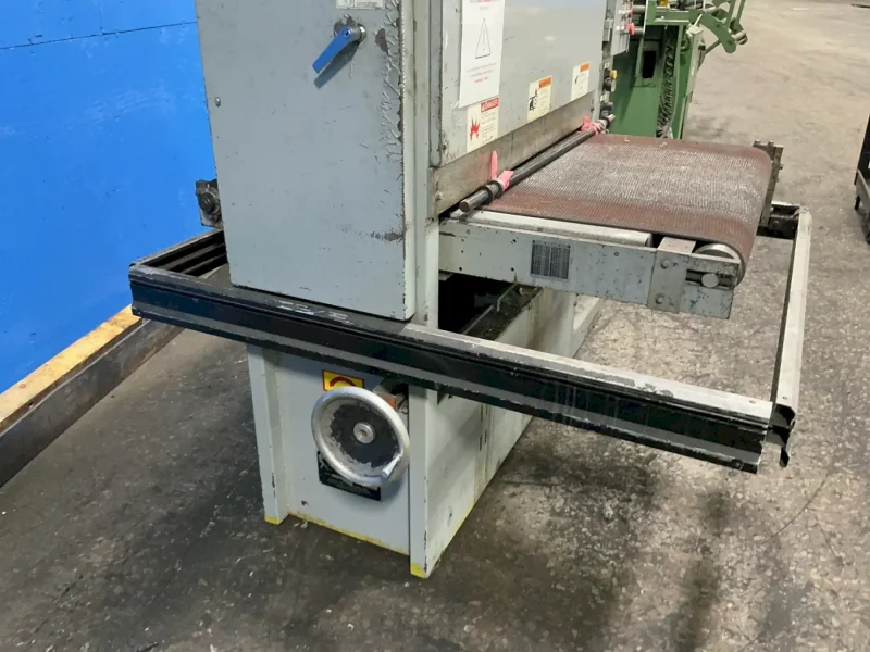 TIMESAVERS INC. 36”X50” CONVEYOR BELT WIDE BELT SANDER AND ABRASIVE FINISHER  -  137-LMPM/75