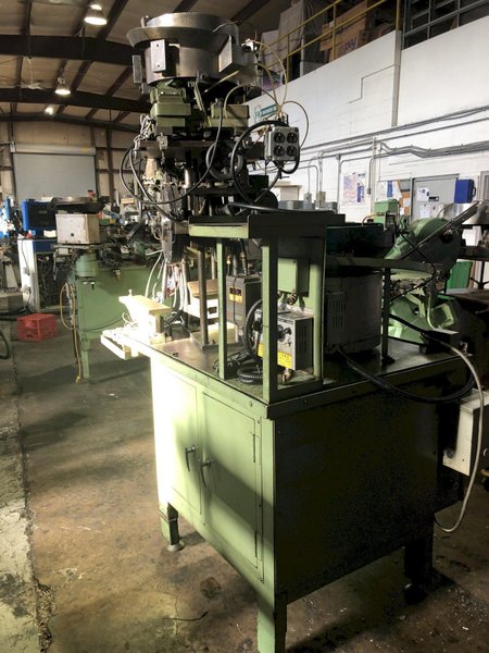 #1015 Kyoei Model SR-15 Micro - Form and Thread Rolling Machine w Sanmei TH1-AV Sems Unit