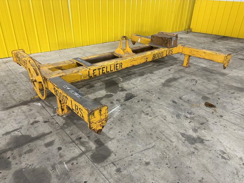 8,000 LBS X 10' X 8' LETELLIER 4-ARM SPREADER BAR LIFT BEAM WITH CENTERING ADJUSTMENT: STOCK #21987