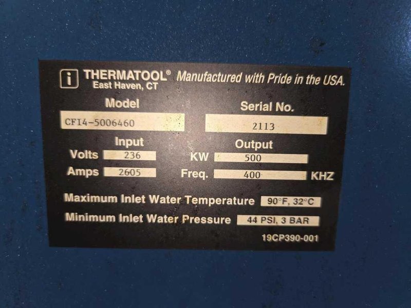 Welder, Thermatool, 500 KW