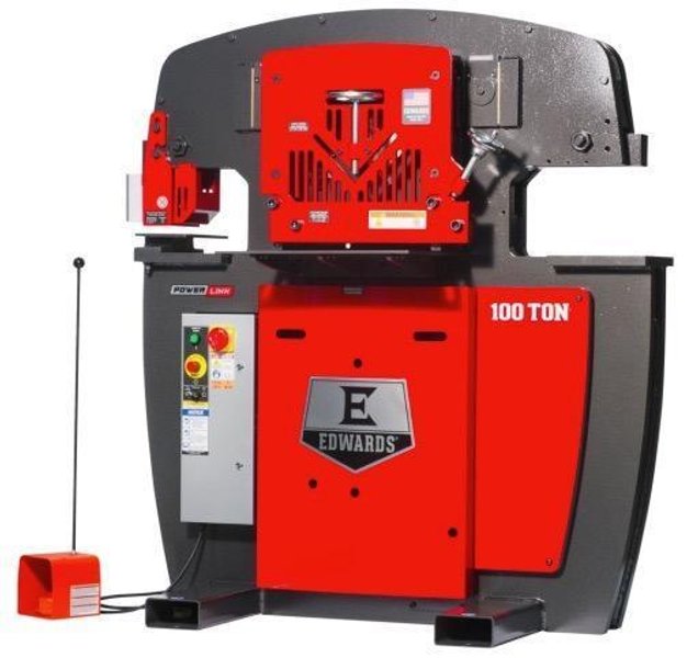 100 Ton Brand New Edwards Deluxe Ironworker, 2026 – Brand New W/Warranty, W/Powerlink System
