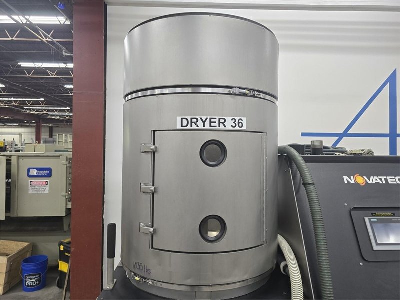Novatec Used NWB-300-DC+ Material Dryer, 300 lbs/hr, 460V