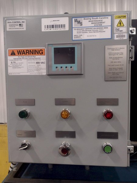 15 HP DUSTCONTROL MODEL #DC-11 &amp; RAF-1600 DUST COLLECTOR SYSTEM: STOCK #17169