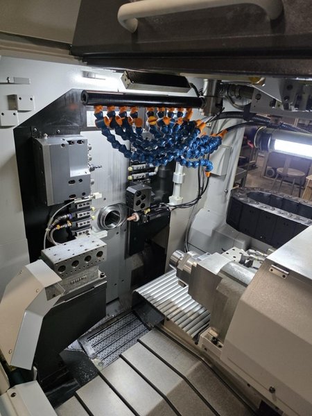 Tsugami B0325B-II CNC Swiss Lathe, 2019 – LaserSwiss Fiber Laser Integration System, Bar Feeder, Low Hours