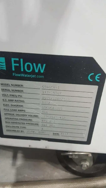 2017 FLOW MACH 500 3020 | Waterjet Cutters