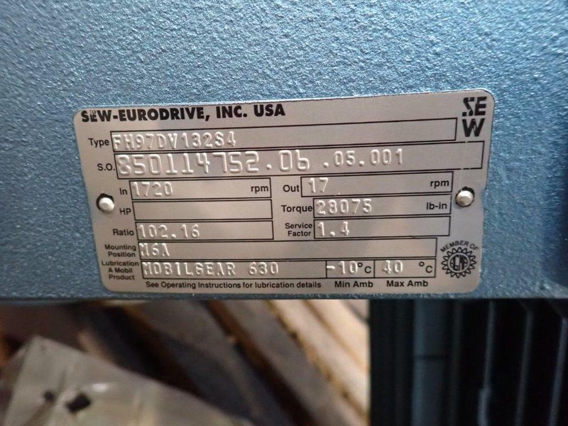 SEW-EURODRIVE 7.5 HP GEAR DRIVE