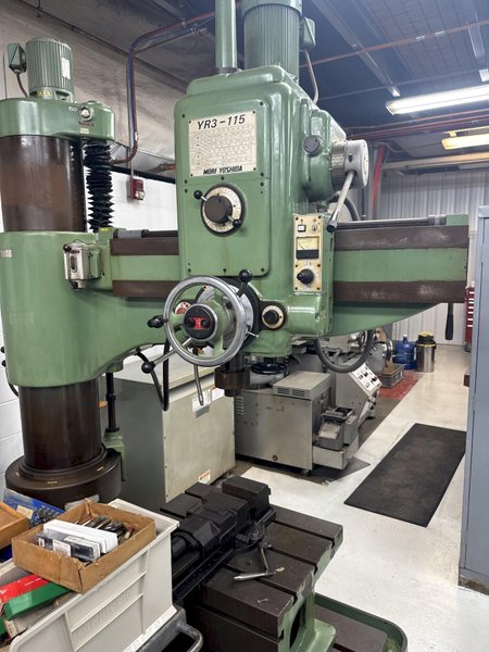 Yoshida Model YR3-115 Radial Arm Drilling Machine