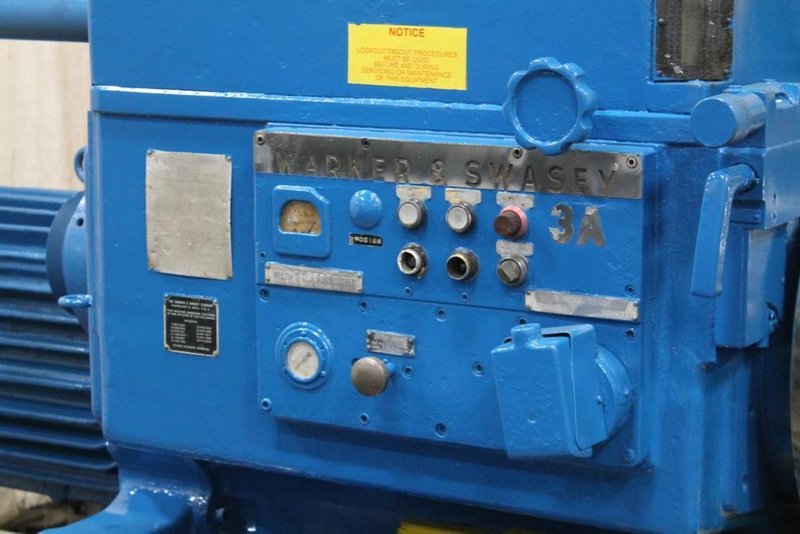 3A WARNER &amp; SWASEY SADDLE TURRET LATHE: STOCK #63578