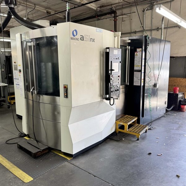 Makino A51NX 400mm HMC, 2011 – 133 ATC, TSC, 14K Spindle, Full 4th Axis, Pro 5