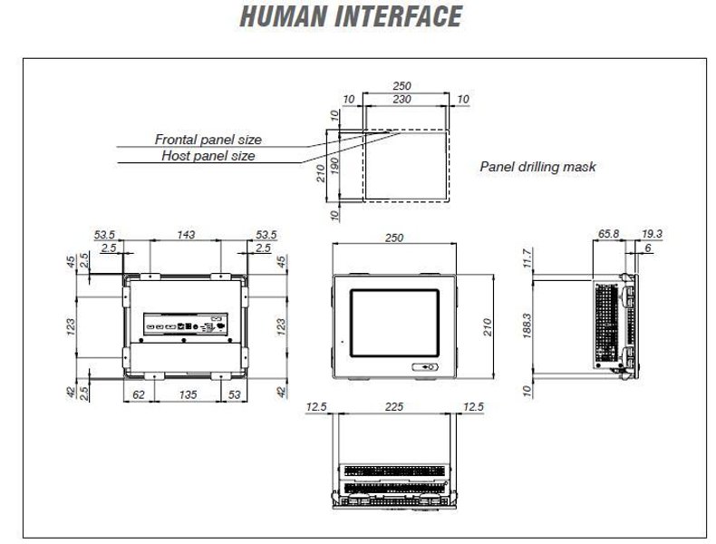Marposs CS160HI LCD CNC Machine Monitoring Interface Operator Panel Windows XP