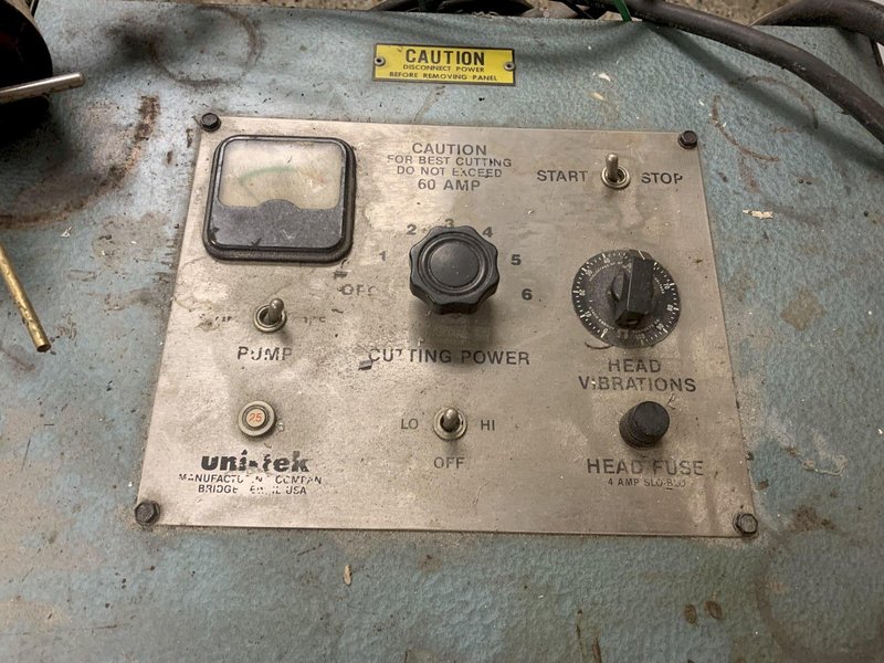 Uni-Tek Tap Burner/Disentegrator, Model 100-D, S/N 073030.