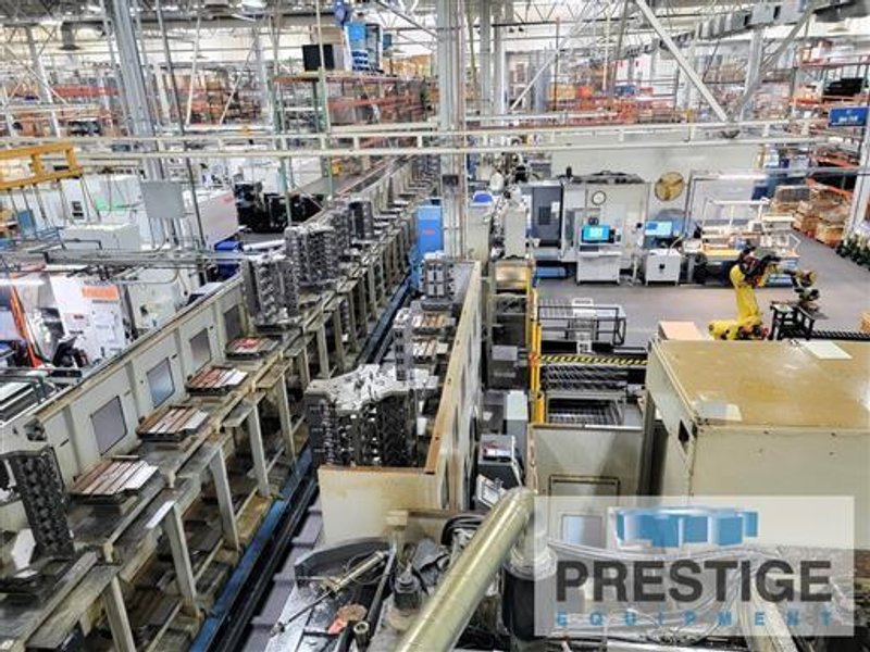 Mazak FH6000 3-Machine CNC Horizontal FMS with Palletech System