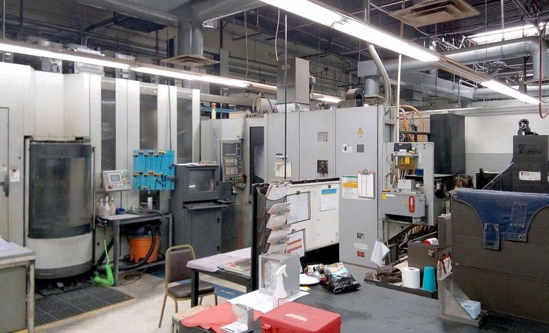 Toyoda FH450S HMC, 2007- 450mm x 18 Pallet RGV, 494 ATC, Probing, CTS, Software Upgrade