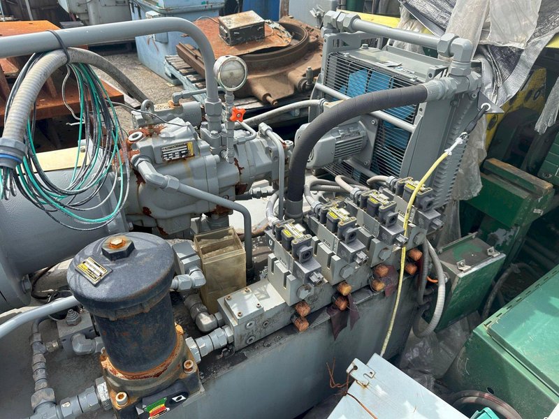 150 TON WHITNEY MODEL #765 HYDRAULIC SHEAR FOR ANGLE, FLATS, AND CHANNEL: STOCK #20760