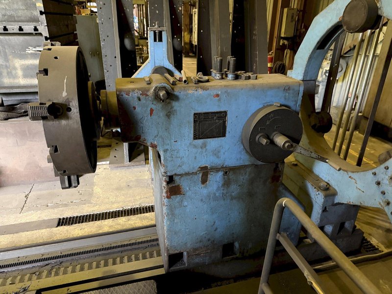 84" X 240" SAFOP LEONARD MODEL-1500 HEAVY DUTY ENGINE LATHE. STOCK # 0549026