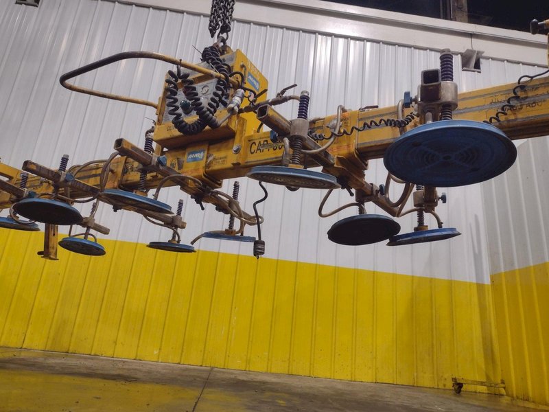 5,000 LBS ANVER MODEL #E500M10-200-5/44 VACUUM SHEET LIFTER:YOBRO #25016