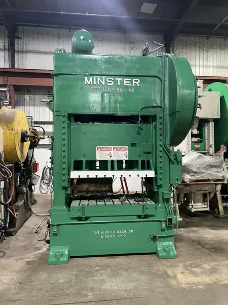 MINSTER 150 TON SSDC PRESS, S/N 6686, STOCK# 14188T