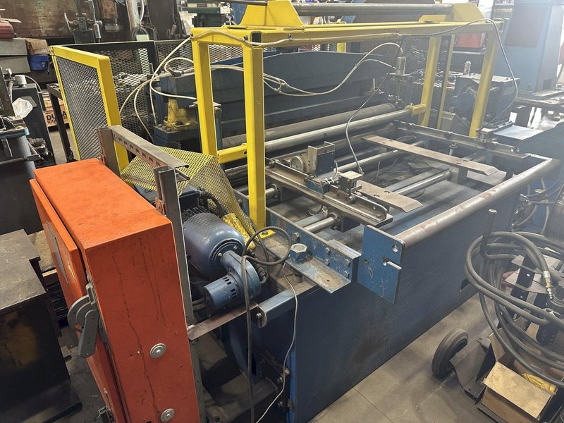 48" ASC SLITTING &amp; CUT-TO-LENGTH (SLEAR) LINE WITH AMS CONTROLS: STOCK #19200