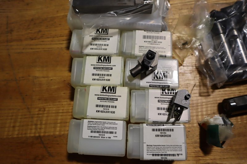 Assorted Indexable Tooling - Drills, Turning, ER16 Collet Holders- Auction Item