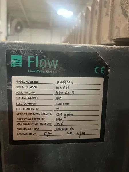 2014 FLOW MACH 3 3020B | Waterjet Cutters