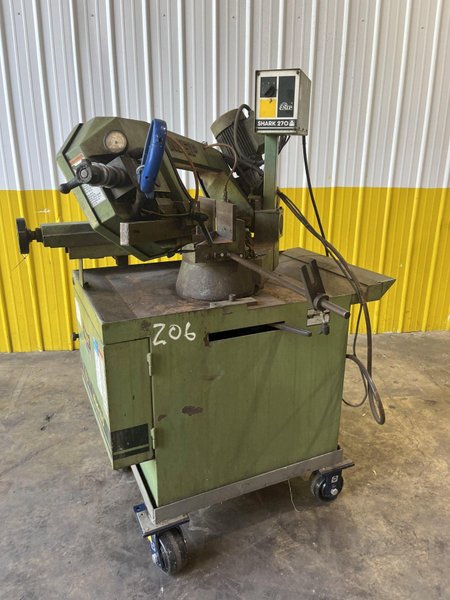 9.84" X 9.84" DAKE MEP SHARK 270 HORIZONTAL 60 DEGREE MITRE SAW: STOCK 12764