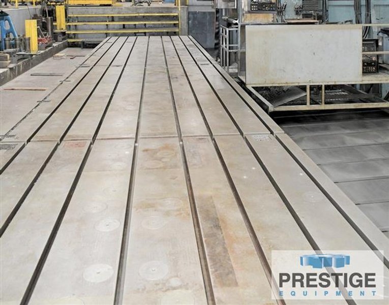 (2) 118&quot; x 197&quot; x 16&quot; T-Slotted Cast Iron Floor Plates